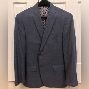 Hart Schaffner Marx Medium Blue Shark Skin New York Fit Blazer